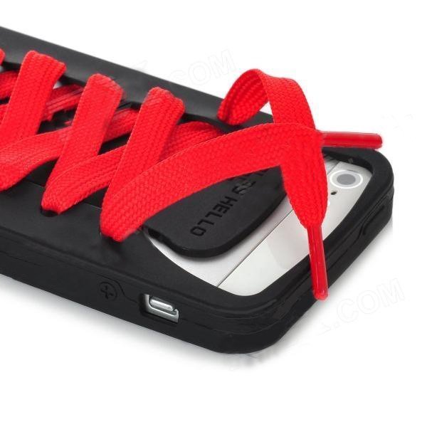3D чехол iShoes черный для iPhone 5/5S/SE 3D чехол iShoes черный для iPhone 5/5S/SE