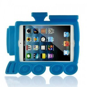 Чохол-підставка для Apple iPad mini - Smart cover train style синій