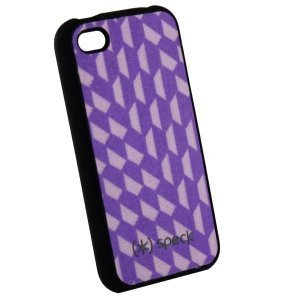 Чехол-накладка для Apple iPhone 4 - Speck CandyShell Rhombus фиолетовый