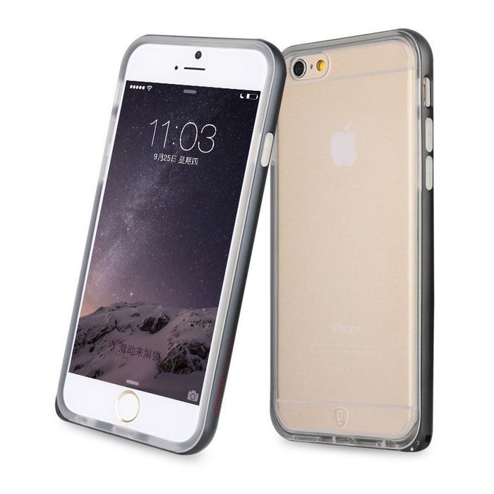 Чехол Baseus Fusion черный для iPhone 6S Plus/6 Plus Чехол Baseus Fusion черный для iPhone 6S Plus/6 Plus