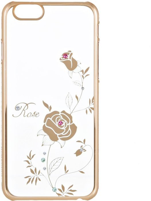 Чехол-накладка для Apple iPhone 6/6S - Kingxbar Foliflora Rose Чехол-накладка для Apple iPhone 6/6S - Kingxbar Foliflora Rose