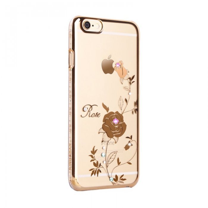 Чехол-накладка для Apple iPhone 6/6S - Kingxbar Foliflora Rose