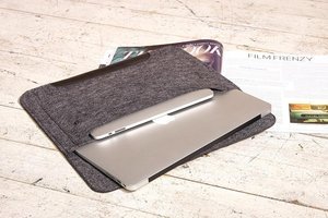 Чохол-конверт Gmakin GM01 на кнопках чорний для MacBook Air 13"/Pro 13"/Pro 13" Retina