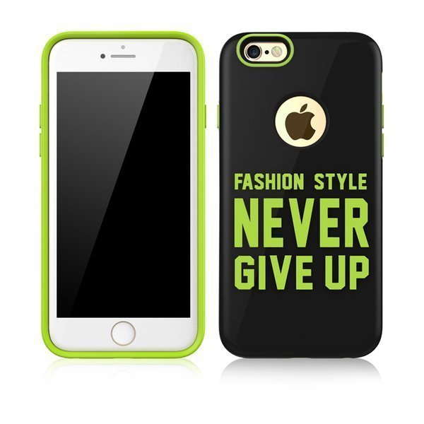Чехол Baseus Fashion черный + зеленый для iPhone 6/6S Чехол Baseus Fashion черный + зеленый для iPhone 6/6S