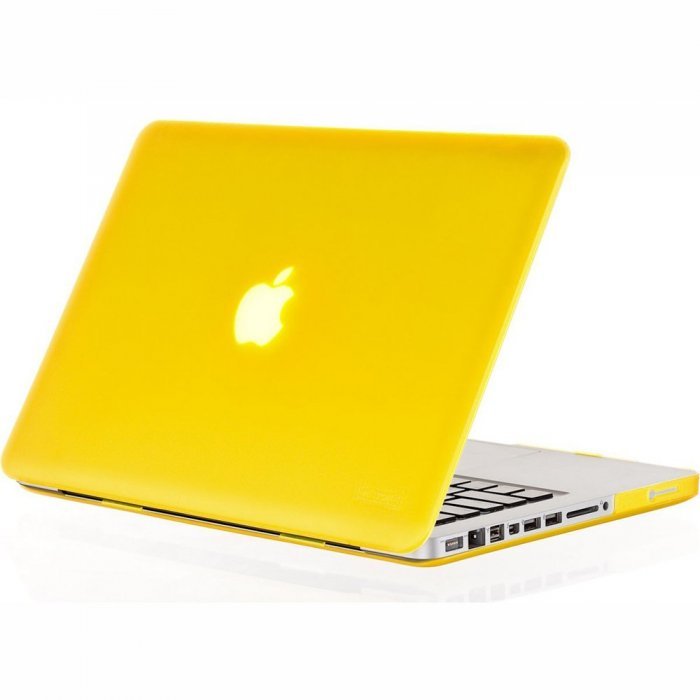 Чохол-накладка Apple MacBook Pro 15" - Kuzy Rubberized Hard Case жовтий