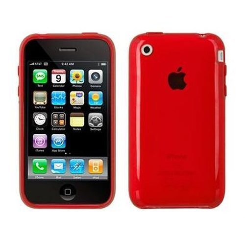 Напівпрозорий чохол Speck SeeThru червоний для iPhone 3G/3GS