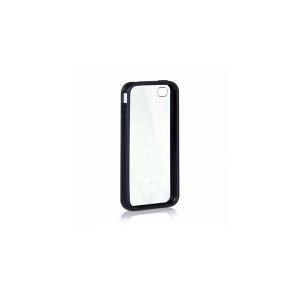 Чехол-накладка для Apple iPhone 4 - X-Doria Fit Magic clothes Bumper черный
