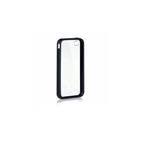 Чехол-накладка для Apple iPhone 4 - X-Doria Fit Magic clothes Bumper черный Чехол-накладка для Apple iPhone 4 - X-Doria Fit Magic clothes Bumper черный