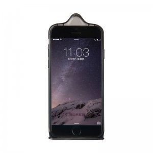 3D чехол Baseus icondom черный для iPhone 6/6S