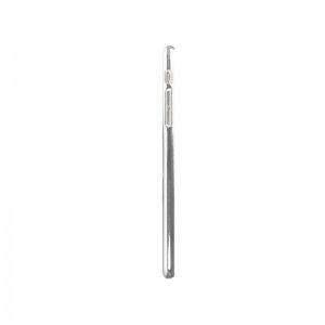 Чехол-накладка для Apple iPhone 6/6S - iBacks iFling Electroplating прозрачный + серебристый