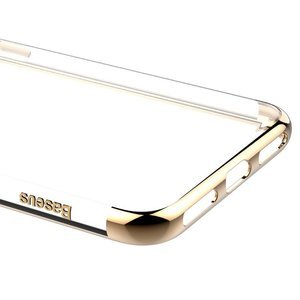 Силиконовый чехол Baseus Shining золотой для iPhone 8/7/SE 2020