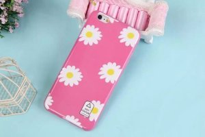 Чехол-накладка для Apple iPhone 6 - Juicy Couture Daisy розовый