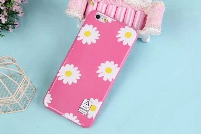 Чехол-накладка для Apple iPhone 6 - Juicy Couture Daisy розовый Чехол-накладка для Apple iPhone 6 - Juicy Couture Daisy розовый
