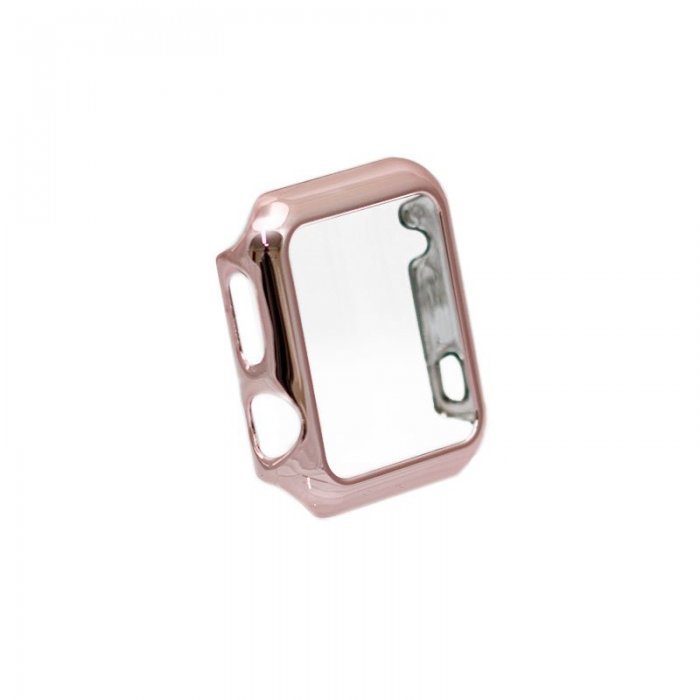 Чехол-накладка для Apple Watch 42мм - Coteetci розовое золото