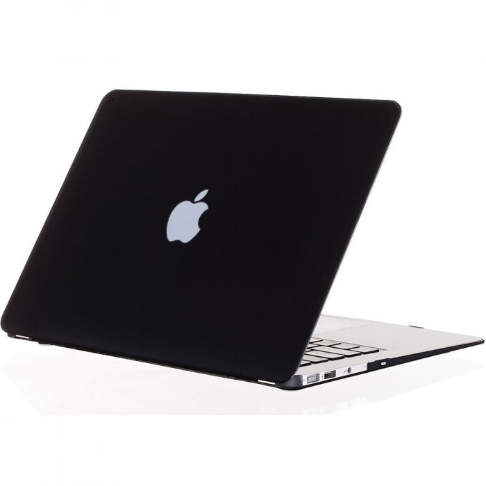 Чохол-накладка Apple MacBook Air 13" - Kuzy Rubberized Hard Case чорний