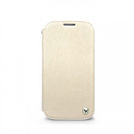 Чехол-книжка для Samsung Galaxy S4 - Zenus Minimal бежевый Чехол-книжка для Samsung Galaxy S4 - Zenus Minimal бежевый