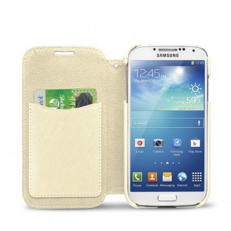 Чехол-книжка для Samsung Galaxy S4 - Zenus Minimal бежевый Чехол-книжка для Samsung Galaxy S4 - Zenus Minimal бежевый