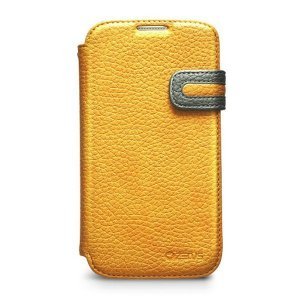 Чехол-книжка для Samsung Galaxy S4 - Zenus Modern Edge желтый