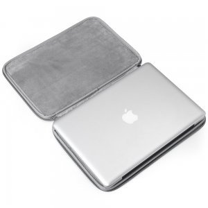 Чохол-кишеня для Apple MacBook Air 11"/MacBook 12" - Runetz Soft Sleeve сірий (шеврон)