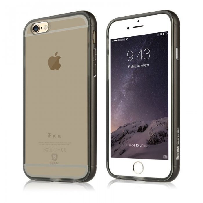 Чехол Baseus Golden черный для iPhone 6S