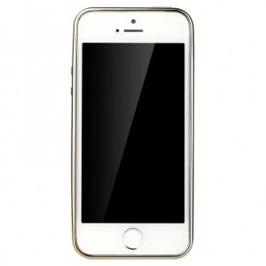 Силиконовый чехол Baseus Shining золотой для iPhone 5/5S/SE