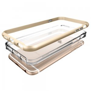 Чохол-накладка Spigen Neo Hybrid EX золотистий + прозорий для iPhone 6/6S
