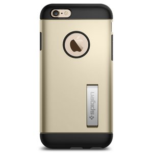 Чехол-накладка для Apple iPhone 6 - SGP Slim Armor золотистый