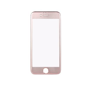 Защитное стекло iBacks Full прозрачный + розовый для iPhone 6 Plus/6S Plus