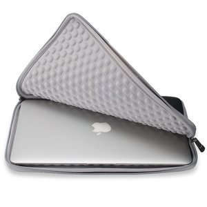 Чохол-кишеня для Apple MacBook 13" - Runetz Neoprene Sleeve чорний + сірий