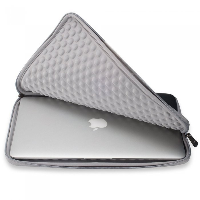 Чохол-кишеня для Apple MacBook 13" - Runetz Neoprene Sleeve чорний + сірий Чохол-кишеня для Apple MacBook 13" - Runetz Neoprene Sleeve чорний + сірий