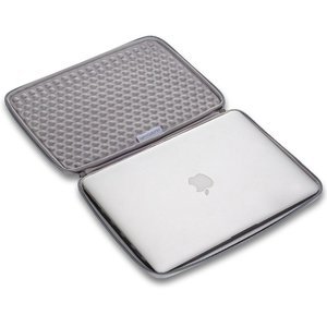 Чохол-кишеня для Apple MacBook 13" - Runetz Neoprene Sleeve чорний + сірий