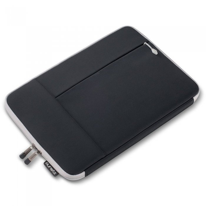 Чохол-кишеня для Apple MacBook 13" - Runetz Neoprene Sleeve чорний + сірий Чохол-кишеня для Apple MacBook 13" - Runetz Neoprene Sleeve чорний + сірий