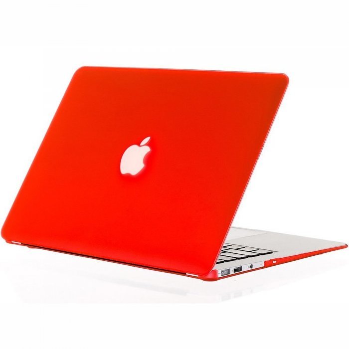Чохол для Apple MacBook Air 13" - Kuzy Rubberized Hard Case червоний