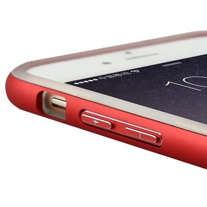 Силиконовый чехол Baseus Fusion красный для iPhone 6 Plus/6S Plus