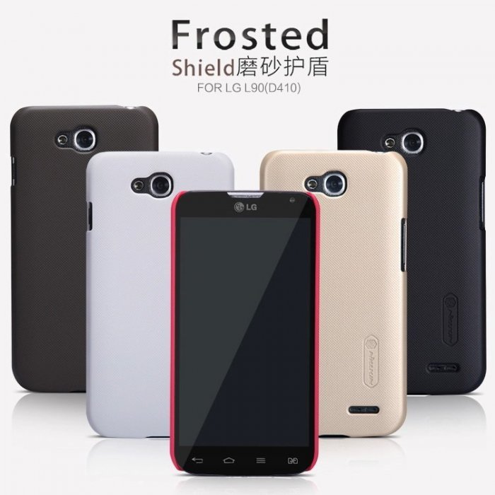 Чохол для LG L90 - Nillkin Super Frosted Shield білий