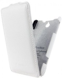 Чохол-фліппер Sony Xperia E Dual - Melkco Jacka білий