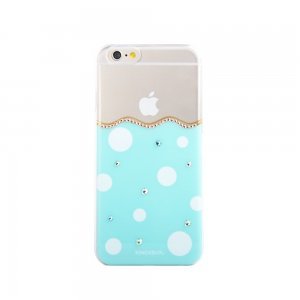 Чехол-накладка для Apple iPhone 6/6S - Kingxbar Polka-Dot голубой Чехол-накладка для Apple iPhone 6/6S - Kingxbar Polka-Dot голубой