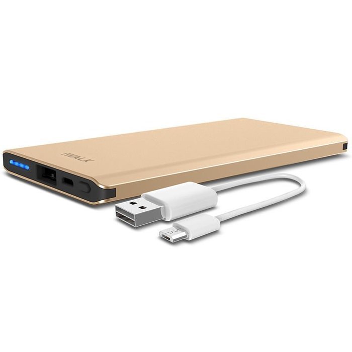 Внешний аккумулятор iWalk Chic 5000mAh золотистый Внешний аккумулятор iWalk Chic 5000mAh золотистый