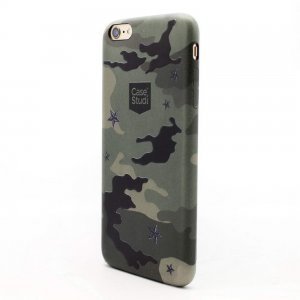 Ультратонкий чехол CaseStudi Military зелёный для iPhone 6/6S