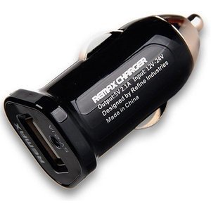 Автомобільний зарядний пристрій Remax 2.1A, 1 USB, чорний