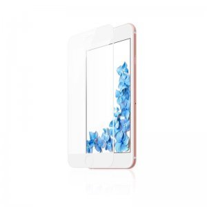 Защитное стекло Baseus silk screen printed full-screen, 0.2мм, глянцевое, белое для iPhone 7 Plus