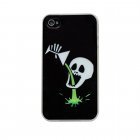 Чехол с рисунком Skull разноцветный для iPhone 4/4S