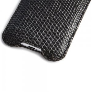 Чехол-карман для Apple iPhone 6 - SkinsUA, кожа крокодила, черный