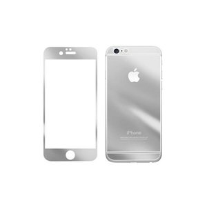 Защитное стекло для Apple iPhone 6 - зеркальное, серебристое