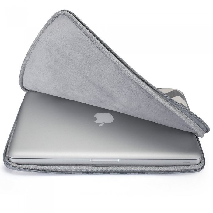 Чохол-кишеня для Apple MacBook 13" - Runetz Soft Sleeve сірий (шеврон) Чохол-кишеня для Apple MacBook 13" - Runetz Soft Sleeve сірий (шеврон)