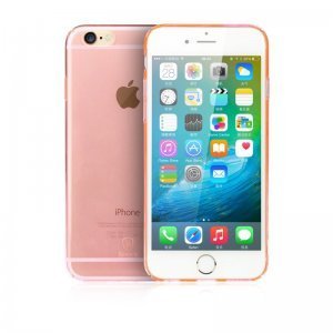 Напівпрозорий чохол Baseus Sky рожевий для iPhone 6/6S