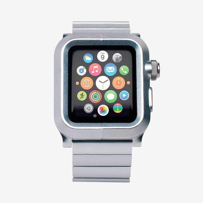 Чехол-ремешок для Apple Watch - LunaTik EPIK 2 LINK серебристый Чехол-ремешок для Apple Watch - LunaTik EPIK 2 LINK серебристый