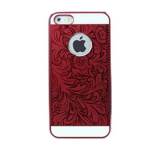 Чехол-накладка для Apple iPhone 5/5S - iBacks Cameo Venezia красный