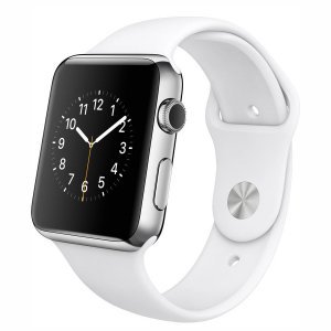 Годинник Apple Watch 42mm Stainless Steel Sport Band White (160-210mm)