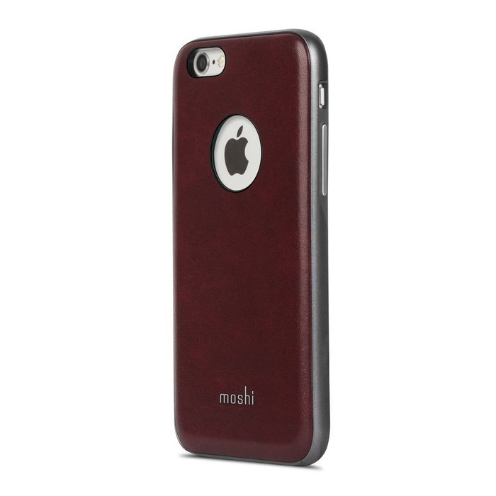 Чехол-накладка для Apple iPhone 6/6S - Moshi iGlaze Napa красный